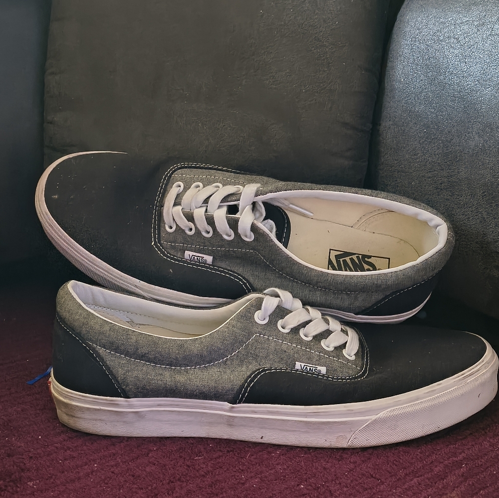 Vans Black and White Classic Sneakers